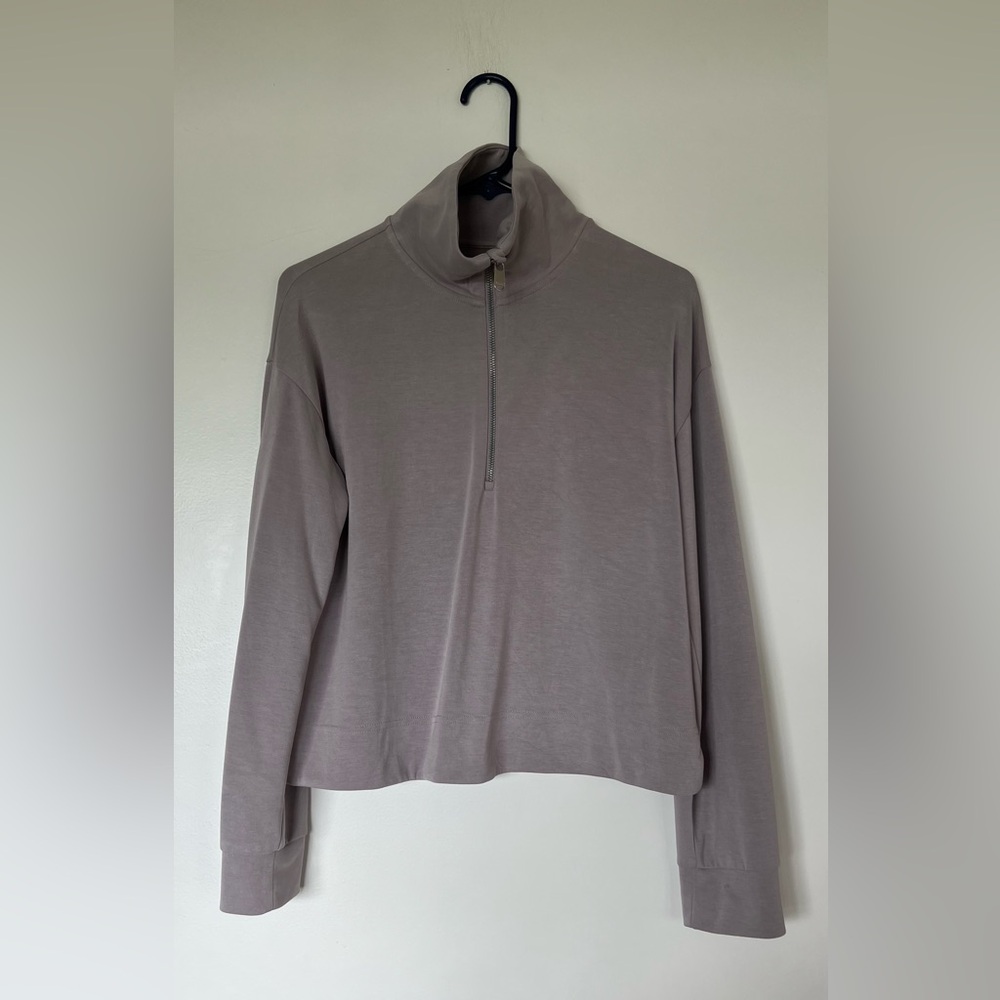 Athleta Seasoft 1/4 Zip Top